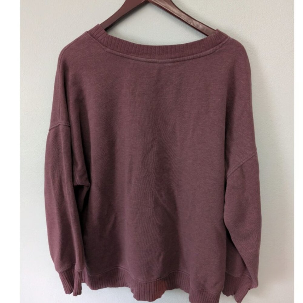 SO Brand Oversized Pullover Sweatshirt With Slitted Sides Size XL - Picture 2 of 7
